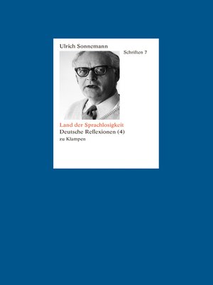 cover image of Schriften / Land der Sprachlosigkeit. Schriften 7